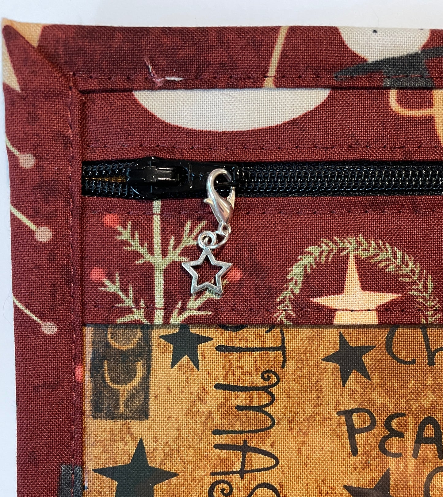 Christmas Vinyl Window Cross Stitch/Needlework Project Bag - December 25, Thread & Yarn Organizers, Thread & Yarn Organizers, The Crafty Grimalkin - A Cross Stitch Store