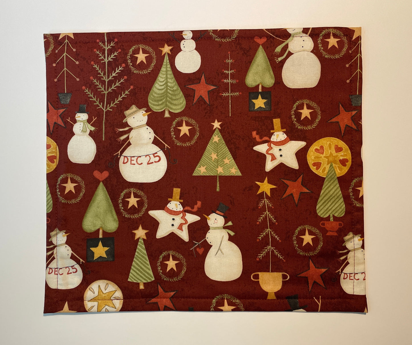 Christmas Vinyl Window Cross Stitch/Needlework Project Bag - December 25, Thread & Yarn Organizers, Thread & Yarn Organizers, The Crafty Grimalkin - A Cross Stitch Store