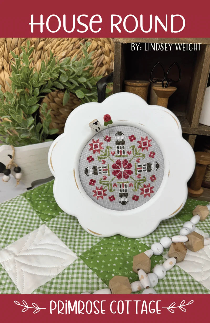 House Round - Primrose Cottage Stitches - Cross Stitch Pattern