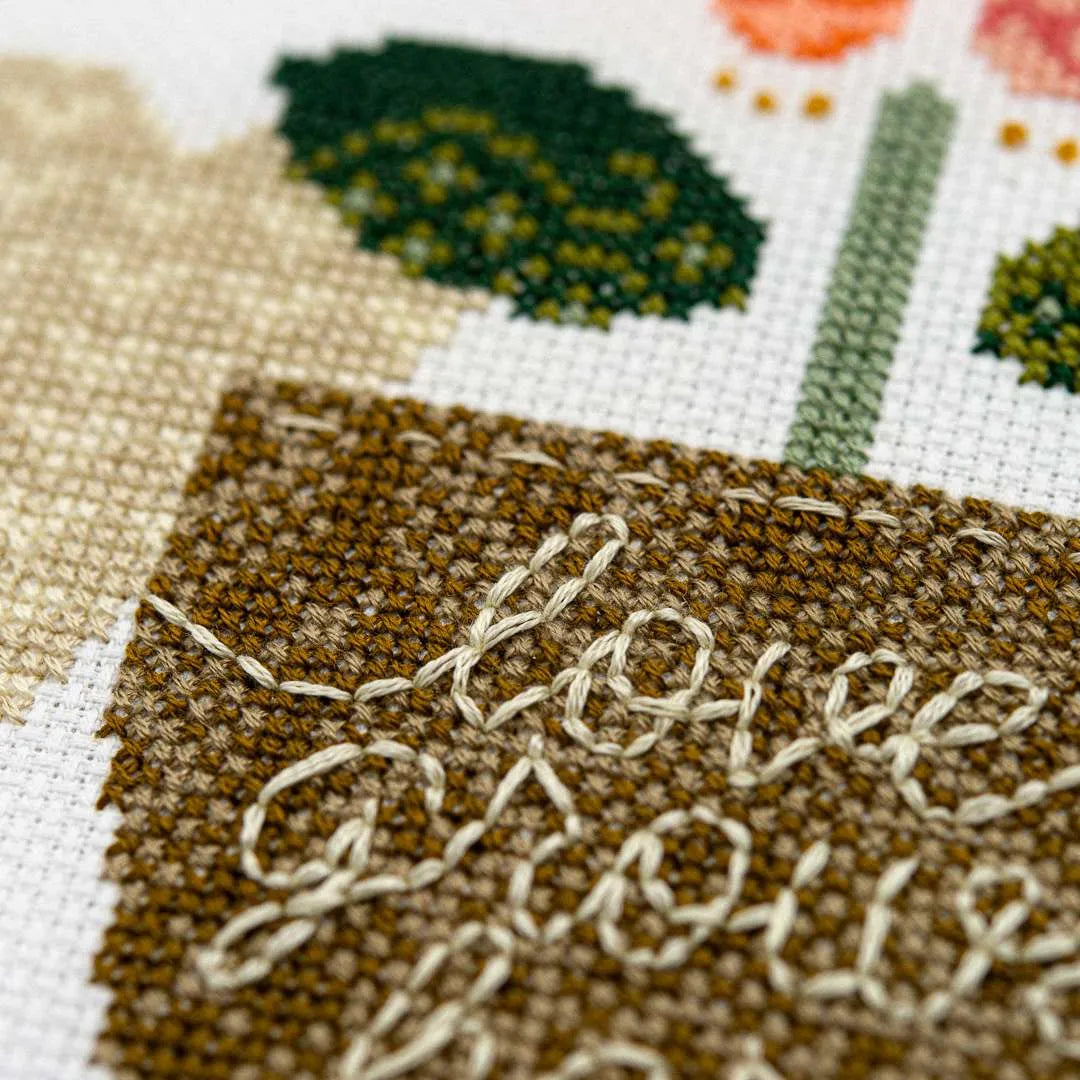 Love Grows Here - Counting Puddles - Cross Stitch Pattern, Needlecraft Patterns, The Crafty Grimalkin - A Cross Stitch Store