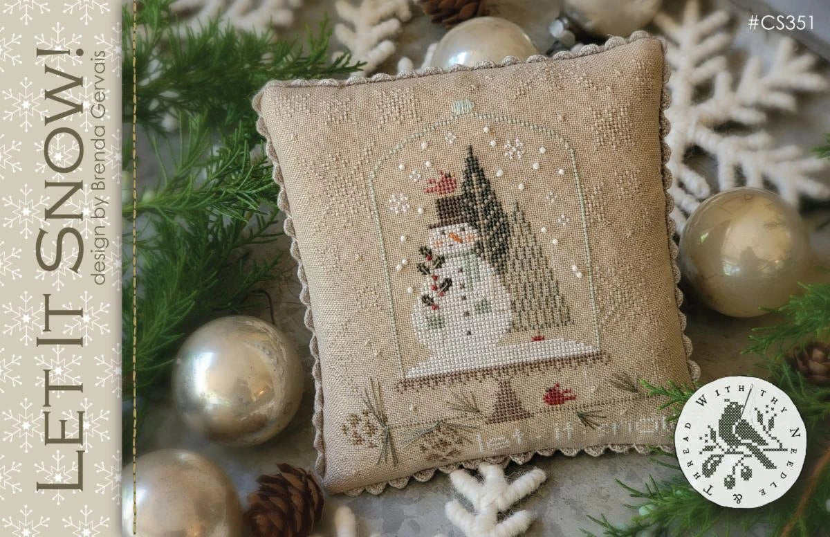 Let it Snow - With Thy Needle and Thread - Cross Stitch Pattern – The ...