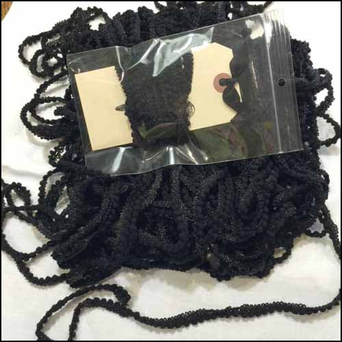 Licorice Mini Pom Poms - Lady Dots Creates Finishing Trims, Ribbons & Trim, The Crafty Grimalkin - A Cross Stitch Store