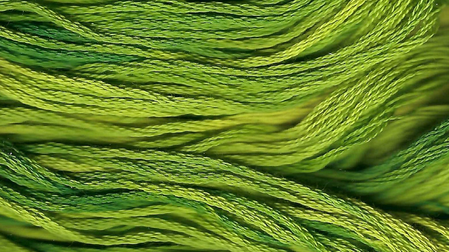 Limited Edition Green - Gentle Arts Cotton Thread - 5 yard Skein - Cross Stitch Floss, Thread & Floss, Thread & Floss, The Crafty Grimalkin - A Cross Stitch Store