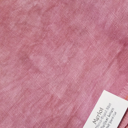 36 Count Linen - Merlot - Fiber on a Whim, Fabric, The Crafty Grimalkin - A Cross Stitch Store