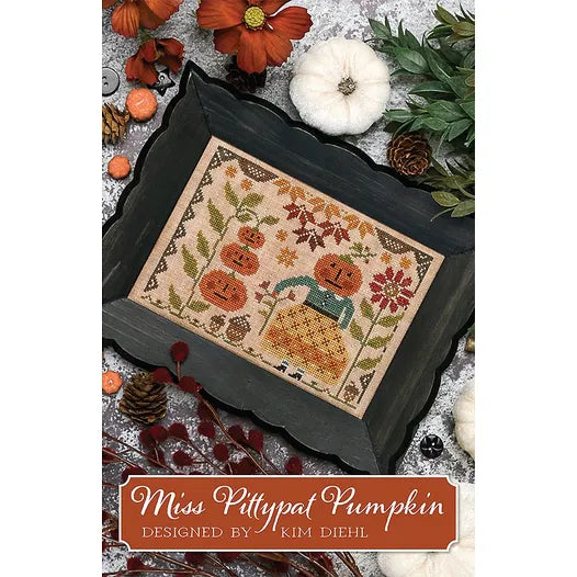 Miss Pittypat Pumpkin - Kim Diehl, It's Sew Emma - Cross Stitch Pattern