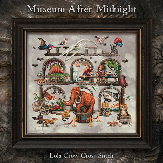 Museum After Midnight - Lola Crow - Cross Stitch Pattern