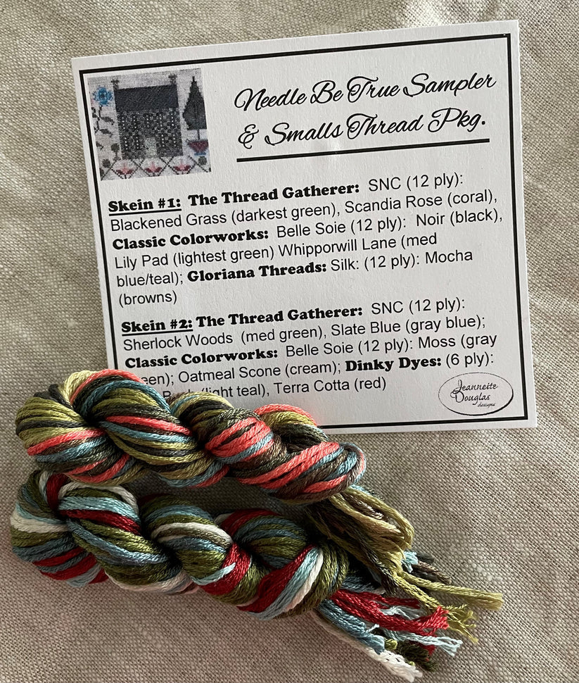 Needle Be True Sampler & Smalls - Jeannette Douglas - Cross Stitch Pattern