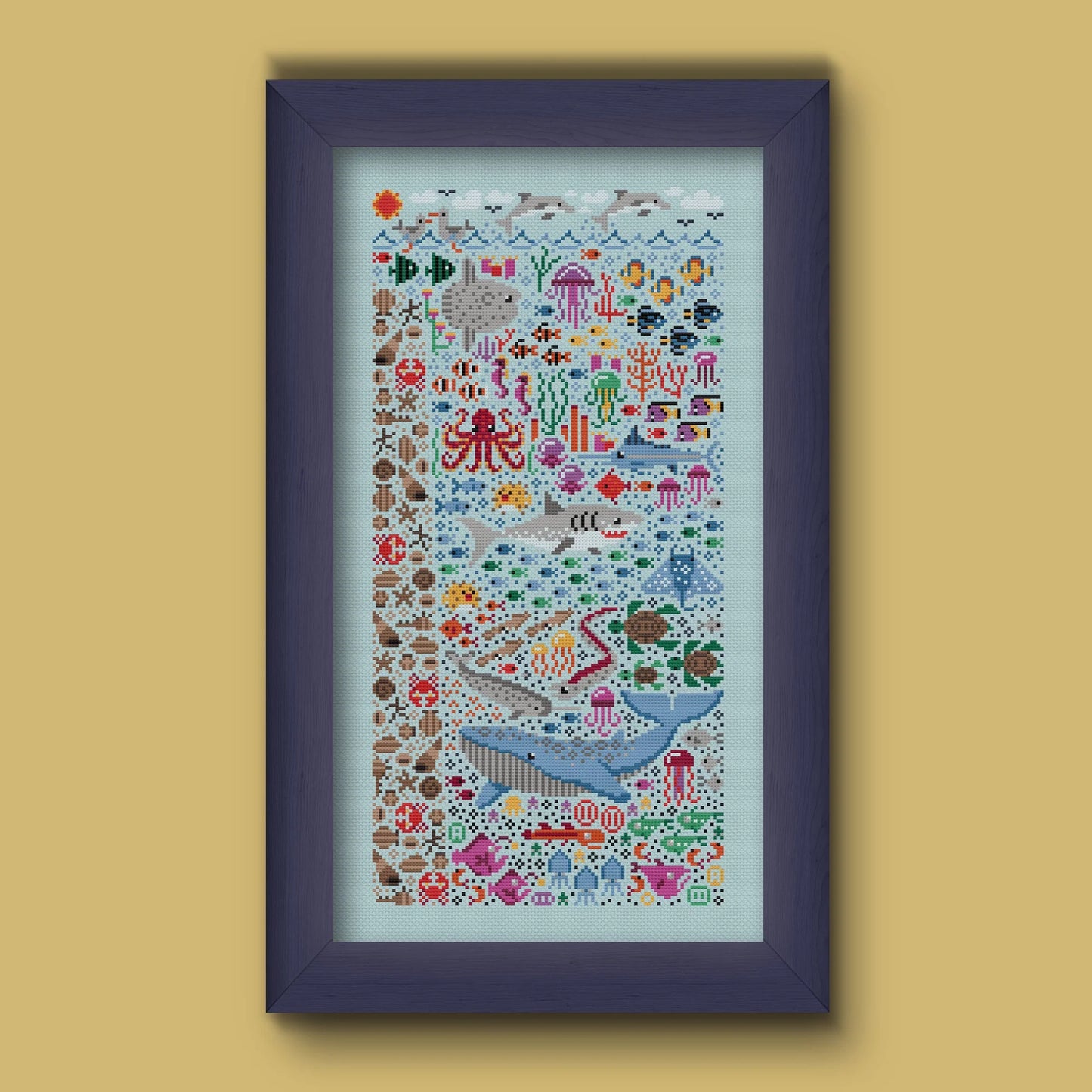 Ocean View - Una Buena Pieza - Cross Stitch Pattern