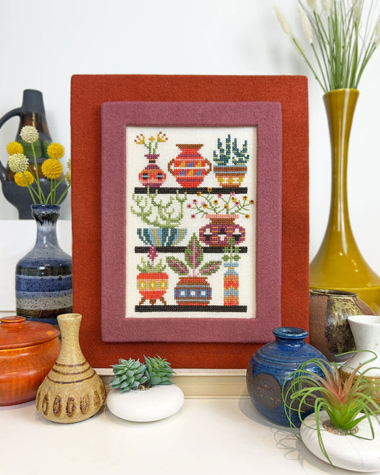 Pot Shop - Satsuma Street - Cross Stitch Pattern