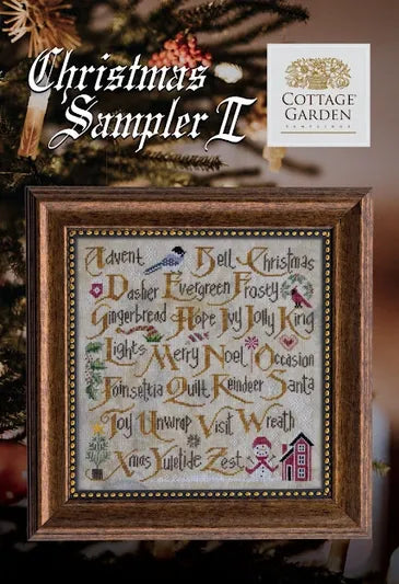 Christmas Sampler II - Cottage Garden Samplings - Cross Stitch Pattern, Needlecraft Patterns, Needlecraft Patterns, The Crafty Grimalkin - A Cross Stitch Store