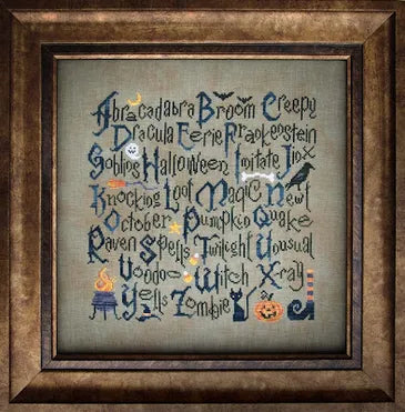 Halloween Sampler - Cottage Garden Samplings - Cross Stitch Pattern, Needlecraft Patterns, Needlecraft Patterns, The Crafty Grimalkin - A Cross Stitch Store