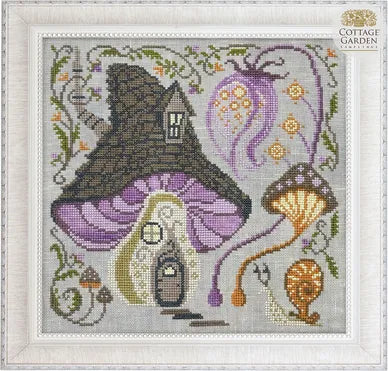 Fairy House - Fabulous House Series #10 - Cottage Garden Samplings - Cross Stitch Pattern