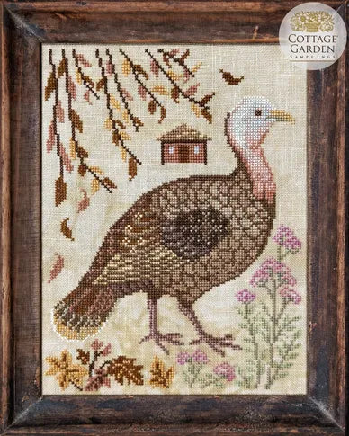 The Turkey - A Year in the Woods II #5 - Cottage Garden Samplings - Cross Stitch Pattern