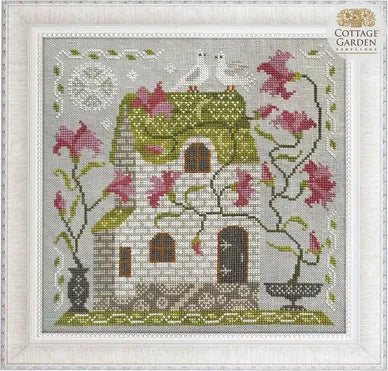 The Cottage - Fabulous House Series #4 - Cottage Garden Samplings - Cross Stitch Pattern