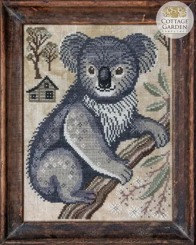 The Koala - A Year in the Woods II #3 - Cottage Garden Samplings - Cross Stitch Pattern