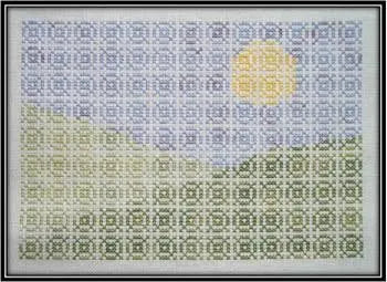 Landscape - Works by ABC - Cross Stitch Pattern, Needlecraft Patterns, The Crafty Grimalkin - A Cross Stitch Store