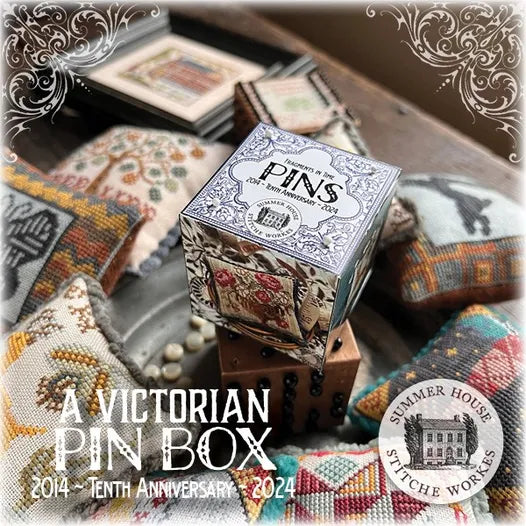Victorian Pin Box Paper Craft - Summer House Stitche Works, Needlecraft Patterns, Needlecraft Patterns, The Crafty Grimalkin - A Cross Stitch Store