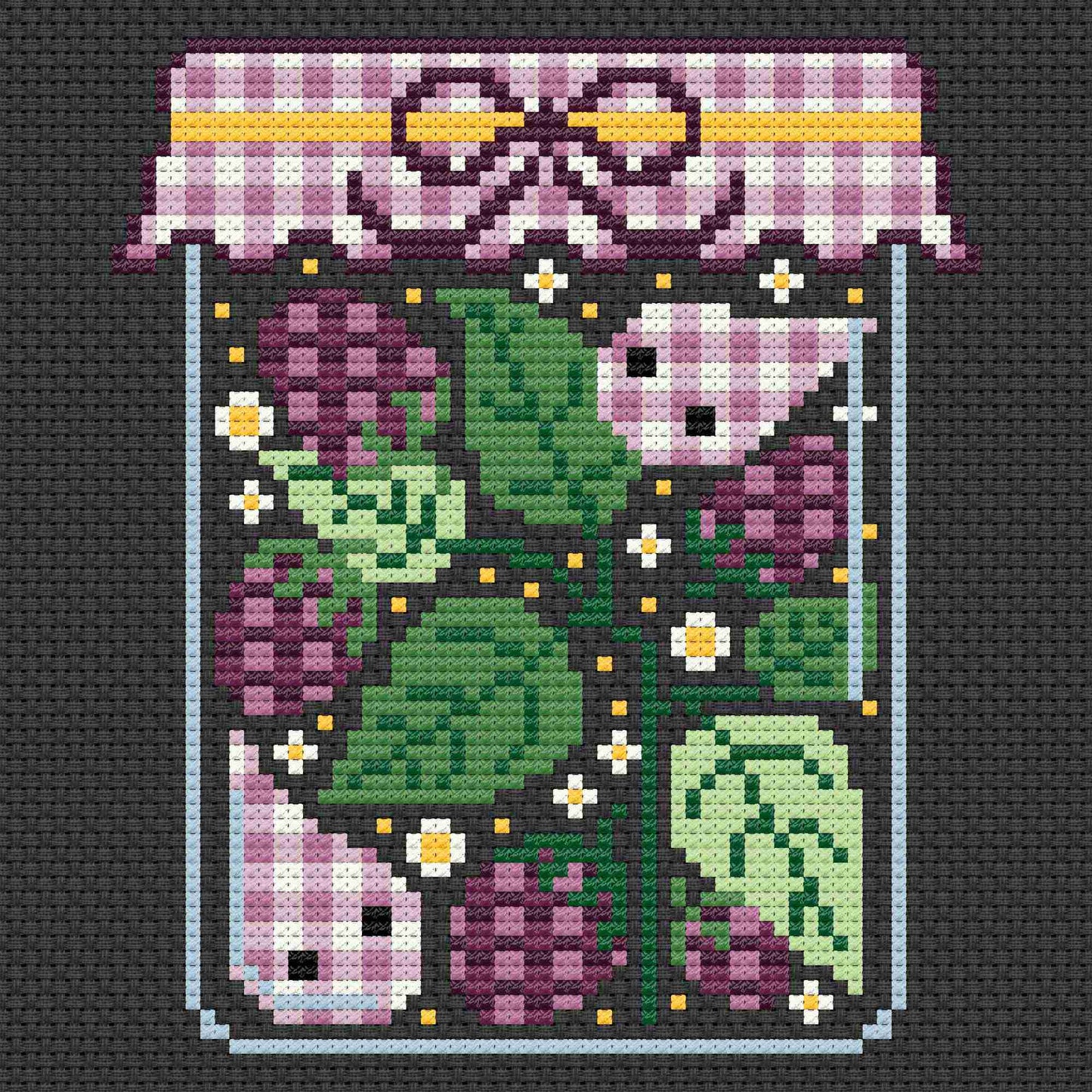 Enchanted Berries 4 - Una Buena Pieza - Cross Stitch Pattern