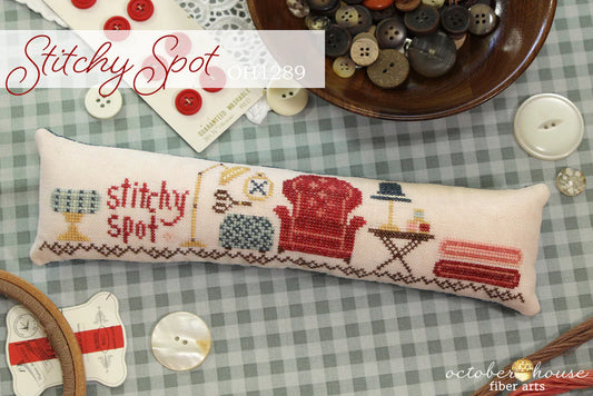 Stitchy Spot - October House Fiber Arts - Cross Stitch Pattern