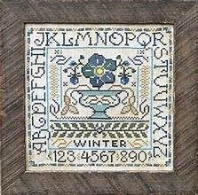 Seasonal Sampler Winter - Tellin Emblem - Cross Stitch Pattern, Needlecraft Patterns, The Crafty Grimalkin - A Cross Stitch Store
