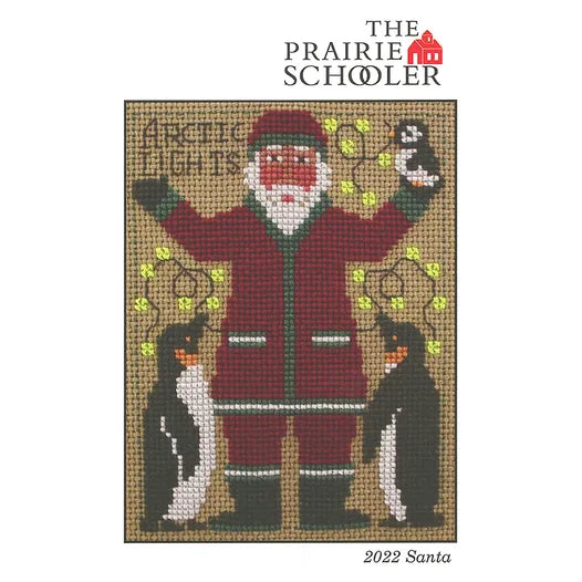 2022 Santa - Arctic Lights - The Prairie Schooler - Cross Stitch Pattern, Needlecraft Patterns, The Crafty Grimalkin - A Cross Stitch Store