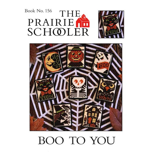 Boo to You - Books 156 - The Prairie Schooler - Cross Stitch Pattern, Needlecraft Patterns, The Crafty Grimalkin - A Cross Stitch Store
