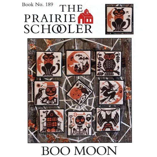 Boo Moon No. 189 - The Prairie Schooler - Cross Stitch Pattern