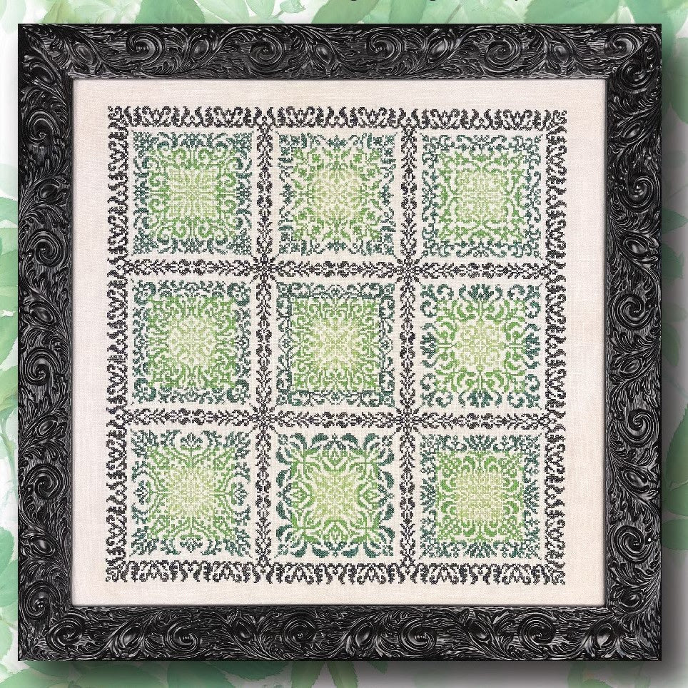 PRE-ORDER Jolly Green - Ink Circles - Cross Stitch Pattern, Needlecraft Patterns, Needlecraft Patterns, The Crafty Grimalkin - A Cross Stitch Store