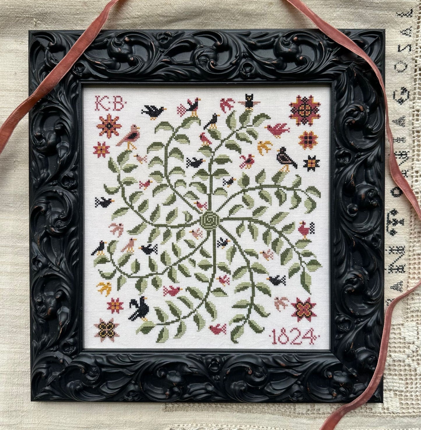 Caught in the Swirl - Kathy Barrick - Cross Stitch Design