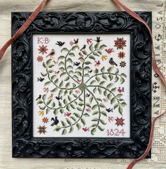 Caught in the Swirl - Kathy Barrick - Cross Stitch Design