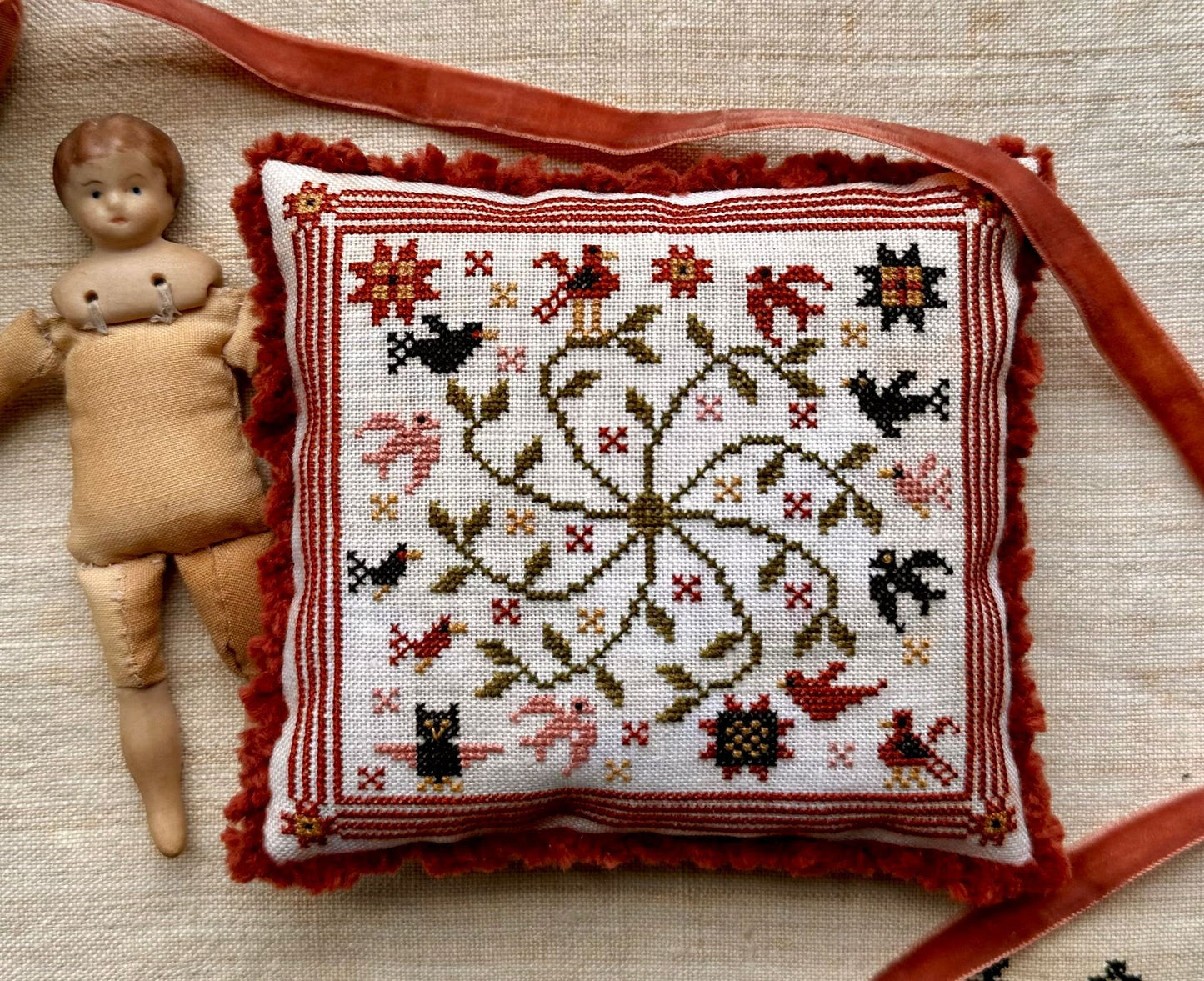 Caught in the Swirl - Kathy Barrick - Cross Stitch Design
