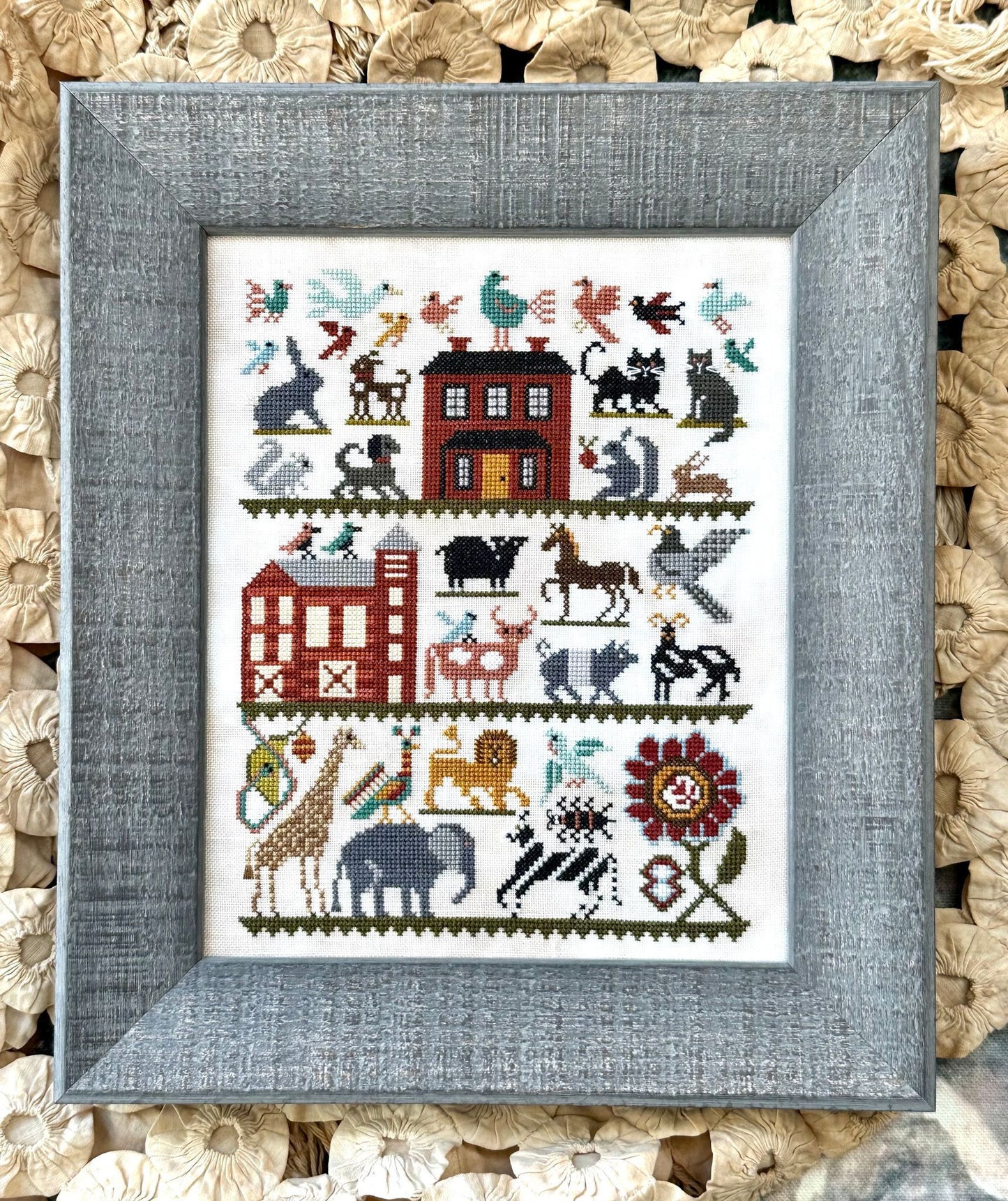 Animals…at Home, on the Farm, in the Wild - Kathy Barrick - Cross Stitch Design