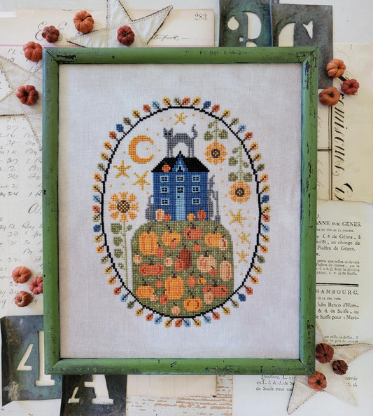 House on Pumpkin Hill - Hello From Liz Mathews - Cross Stitch Pattern
