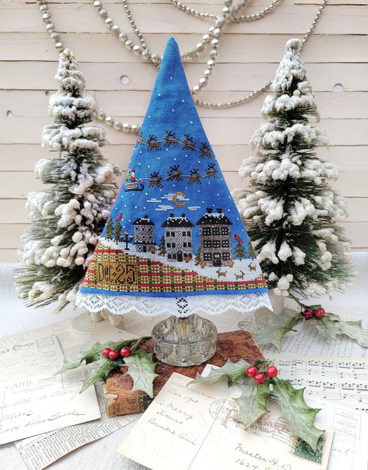 Santa's Night Tree - Hello From Liz Mathews - Cross Stitch Pattern