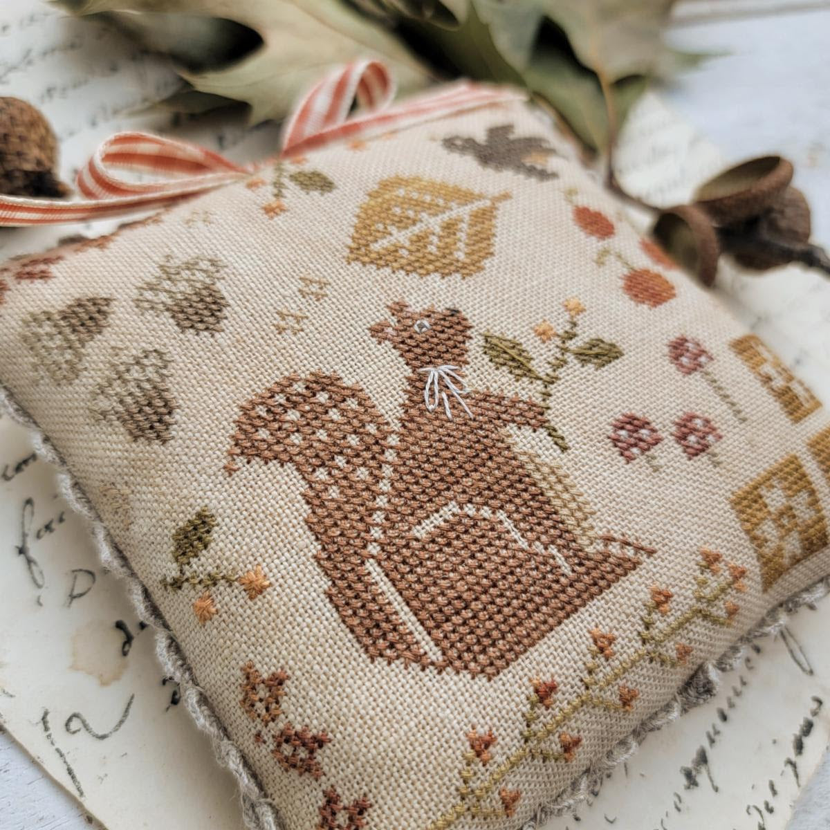 Autumn Trio - With Thy Needle and Thread - Cross Stitch Pattern