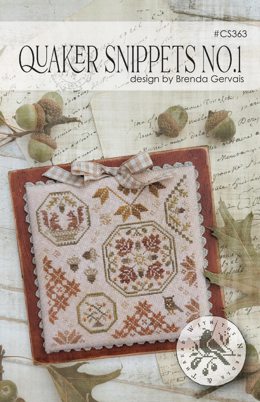 Quaker Snippets No.1 - With Thy Needle and Thread - Cross Stitch Pattern