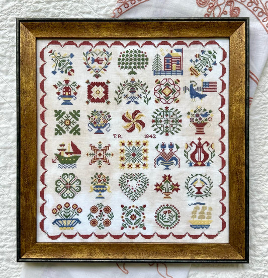 Baltimore Album Quilt - Kathy Barrick - Cross Stitch Pattern