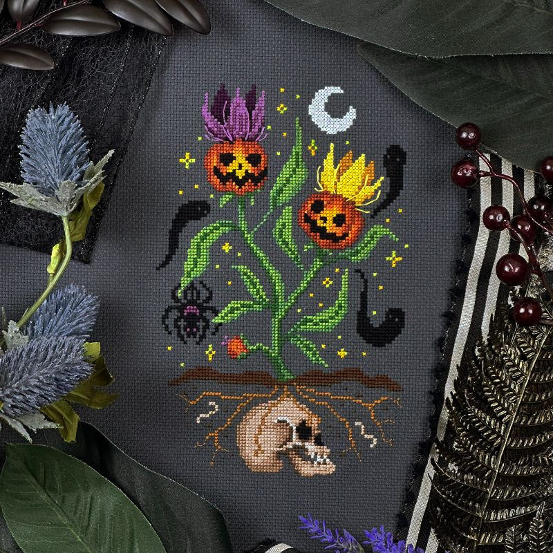 Spooky Blooms - Stitch Crypt - Cross Stitch Pattern