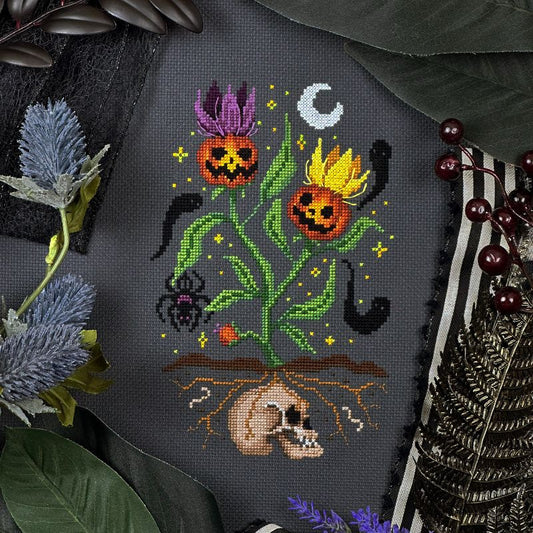 Spooky Blooms - Stitch Crypt - Cross Stitch Pattern