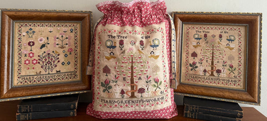 Mary’s Samplers & Satchel - Running with Needles and Scissors - Cross Stitch Pattern