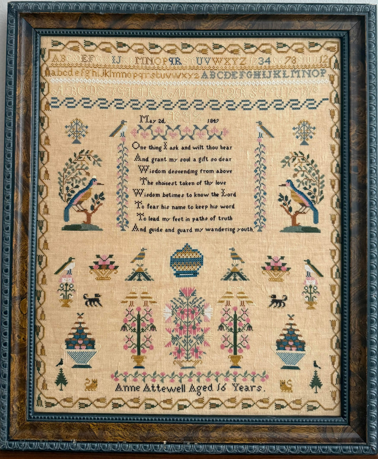 Anne Attewell 1849 - Running with Needles and Scissors - Cross Stitch Pattern