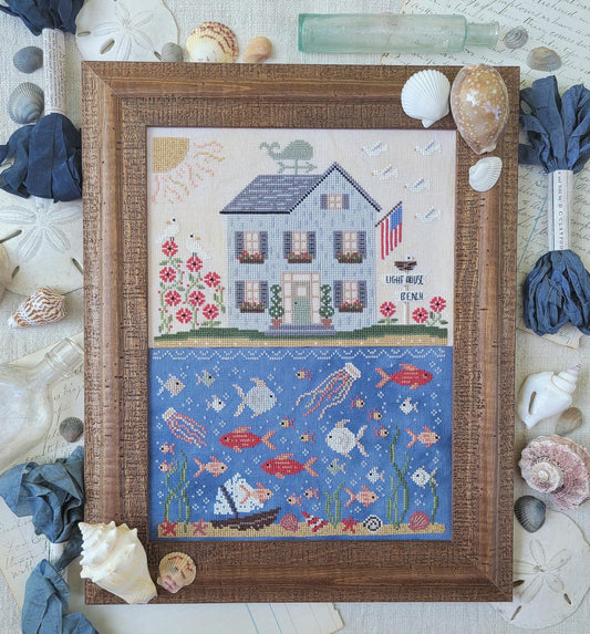 Seaside - Hello From Liz Mathews - Cross Stitch Pattern