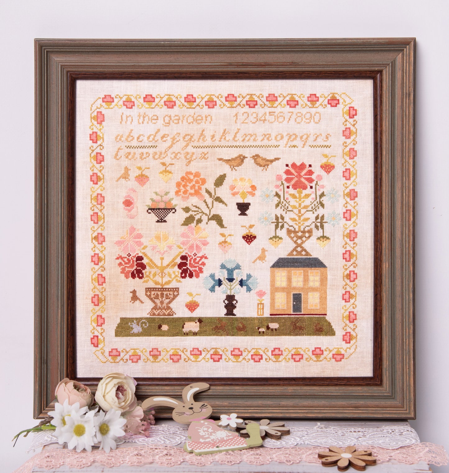 In the Garden - Samplers and Primitives - Cross Stitch Pattern