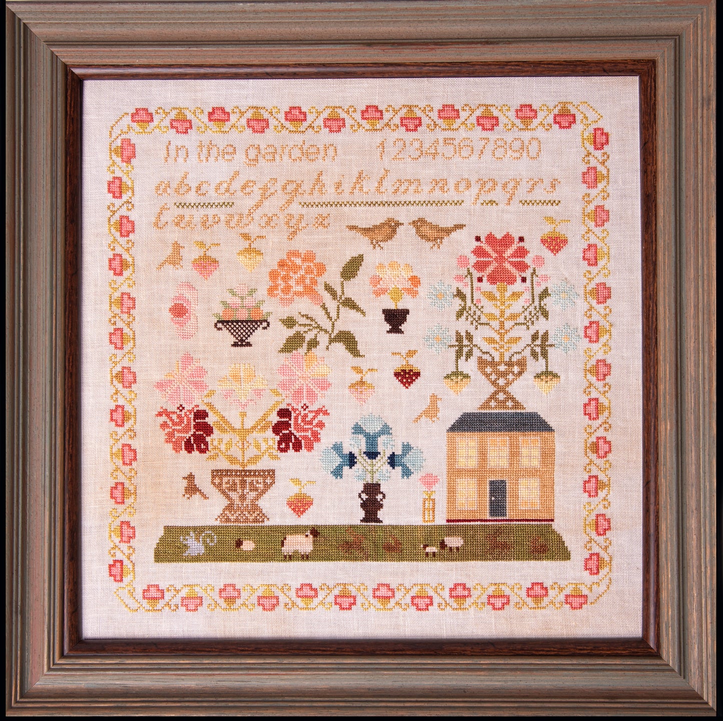 In the Garden - Samplers and Primitives - Cross Stitch Pattern
