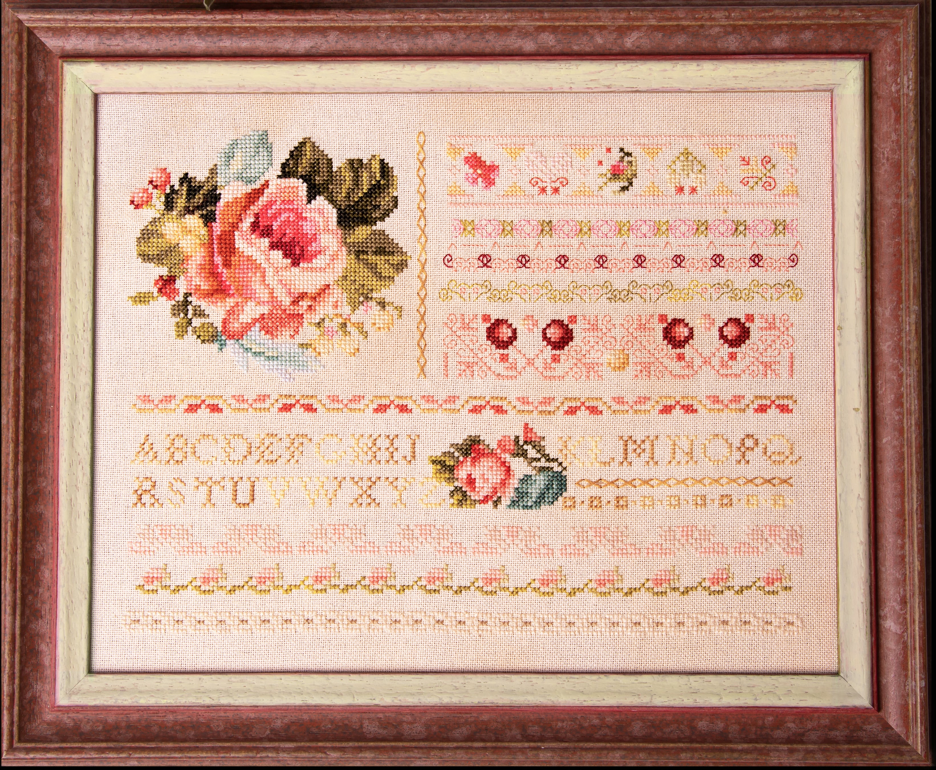 Rose Band Sampler II - Samplers and Primitives - Cross Stitch Pattern ...