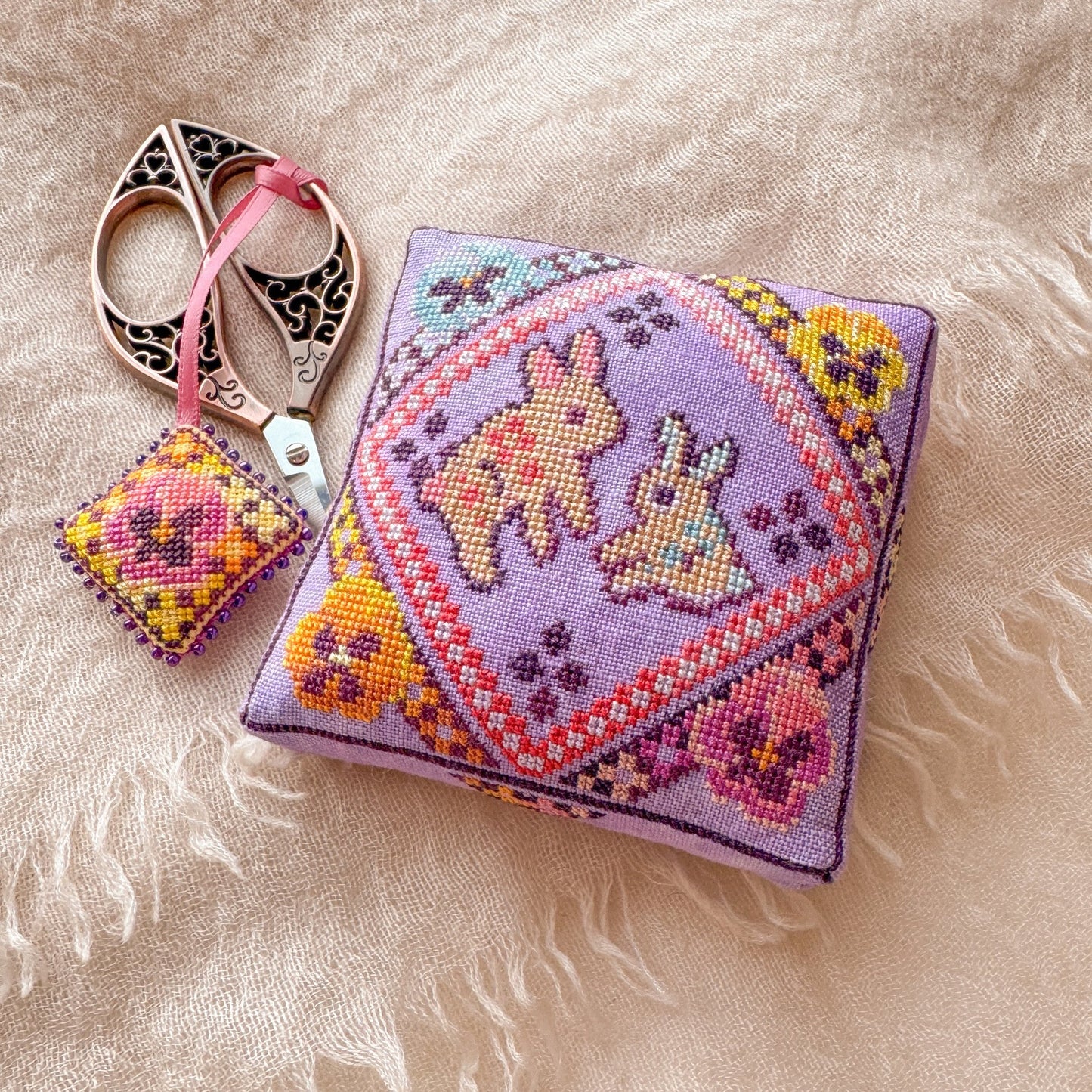 Pansy Picnic - JEDxStitch - Cross Stitch Pattern