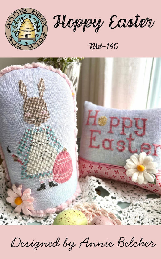 PREORDER  Hoppy Easter - Annie Beez Cross Stitch Pattern
