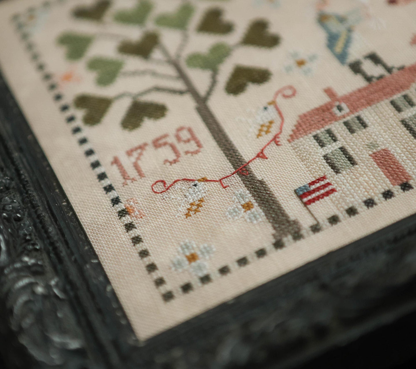 George Loves Martha - Plum Street Samplers -  Cross Stitch Pattern