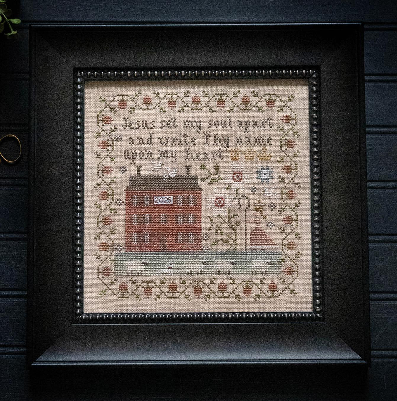 Upon My Heart - Plum Street Samplers -  Cross Stitch Pattern