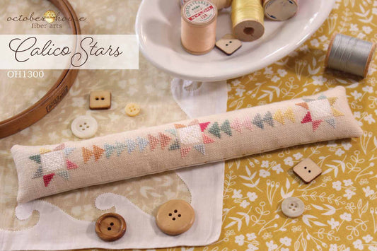 Calico Stars - October House -  Cross Stitch Pattern
